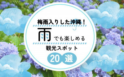 梅雨入りした沖縄！雨でも楽しめる観光スポット20選！