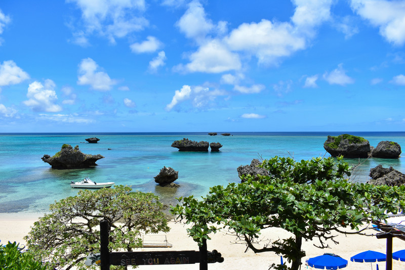 ヨウ島(じま)展望台からの眺め