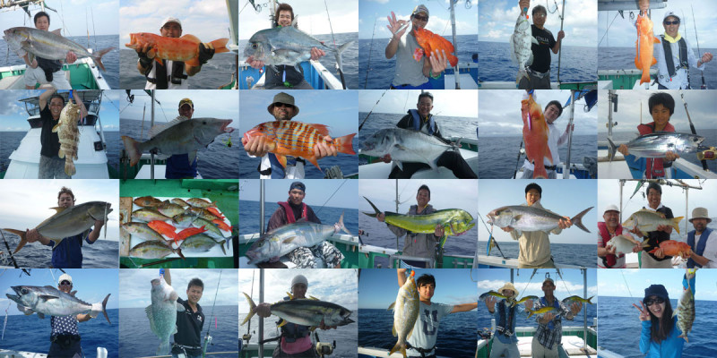 ジギング、タイラバ、エサ釣りの釣果