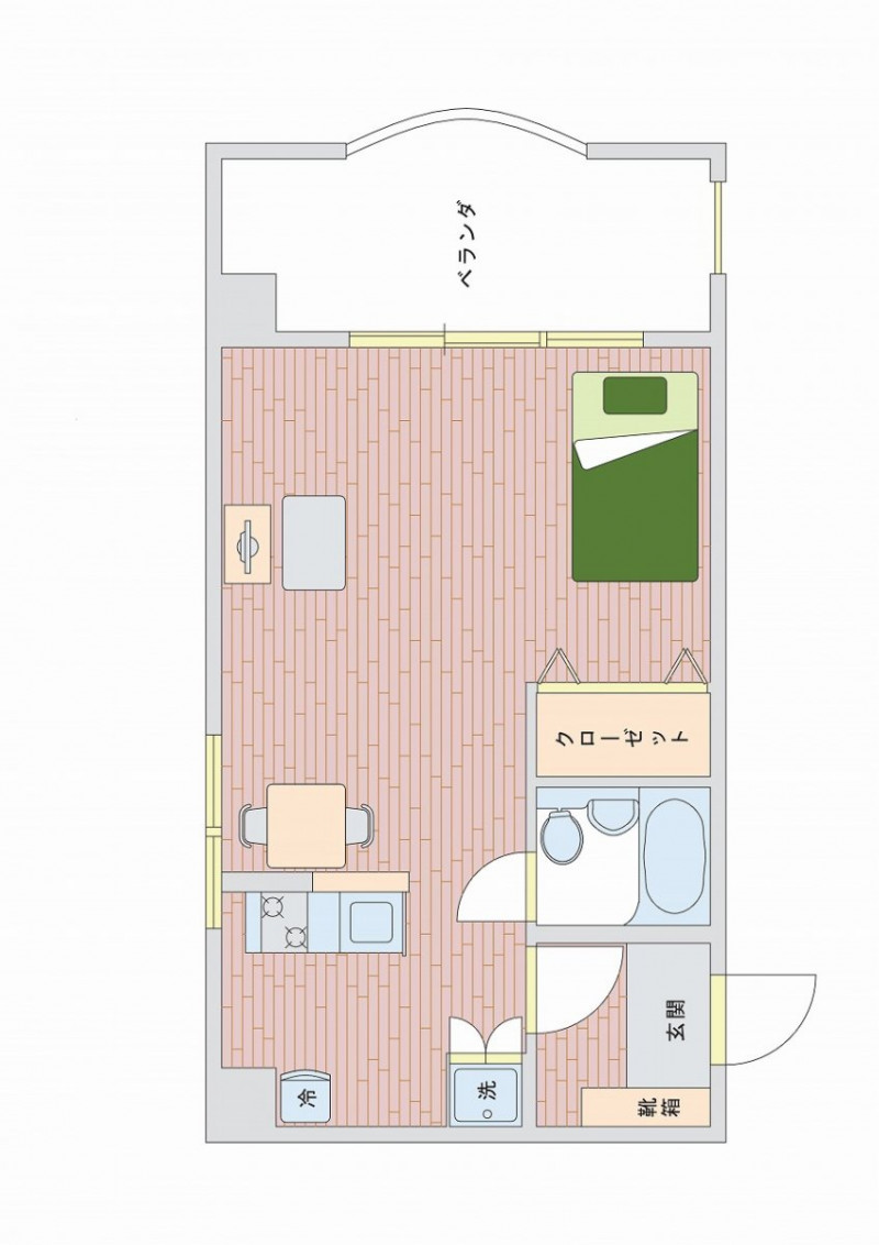 A号室間取り図