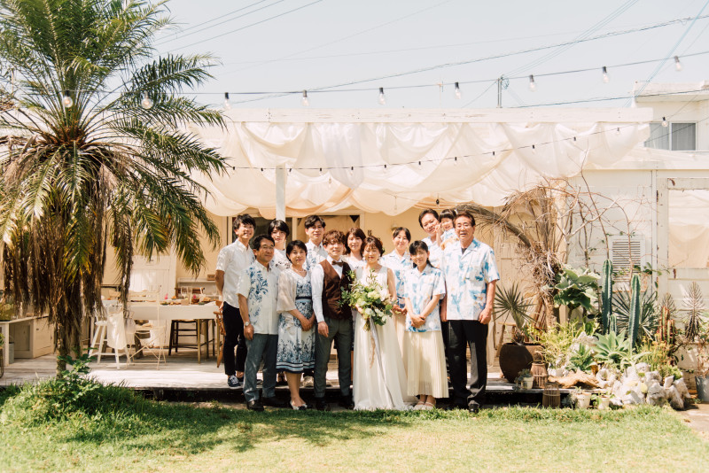 小さな小さな結婚式（当サロンガーデンにて）