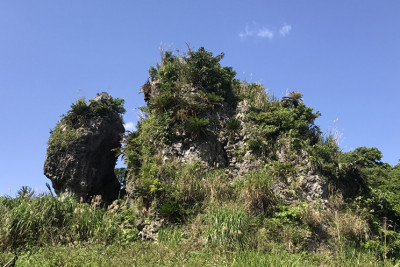 ペリーの旗立岩（中城村指定史跡）