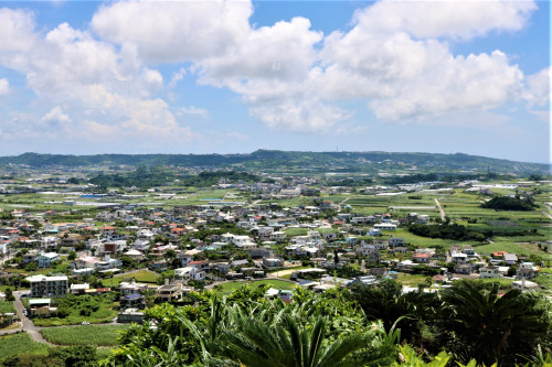 のどかな八重瀬町の風景