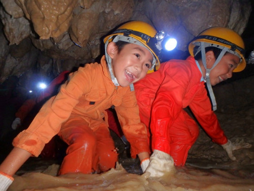 南の島の洞くつ探検