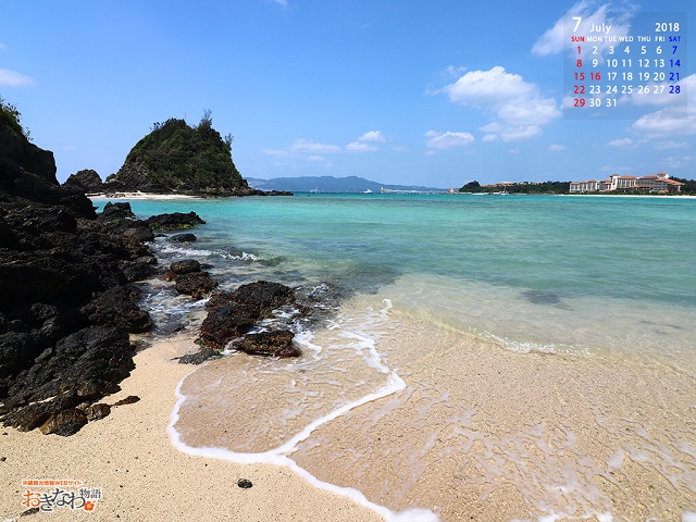 7月カレンダーイメージ